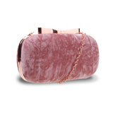 Tessie Bow Clasp Box Clutch - Blush image