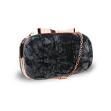 Tessie Bow Clasp Box Clutch - Grey image