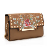 Shania Pearl Cross Body Bag - Taupe image