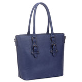 Beth Buckle Tote Bag - Navy Blue image