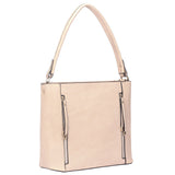 Lianne Zip Front Shopper - Beige image