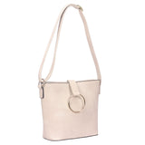 Libby Eyelet Ring Tote Bag - Beige image