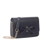 Arabella Bow Cross Body Bag - Black image