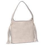Tilly Tassel Side Tote Bag - Cream image