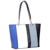 Suzi Stripe Shopper Bag - Black image