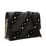 Shyanne Pearl Detail Cross Body Bag - Black image