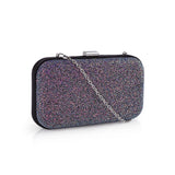 Chunky Glitter Two Toned Box Bag - Multi image