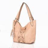 Miai Double Tassel Shopper Bag - Beige image