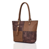 Carlie Tassel Twin Colour Tote Bag - Brown image