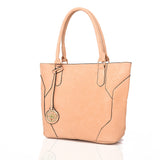 Lila Shopper Bag With Charm - Beige image