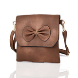 Zeidi Bow Cross Body Bag - Brown image