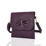 Zeidi Bow Cross Body Bag - Purple image