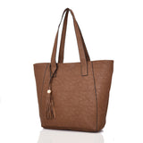 Poppie Tassel Shopper Bag - Dark Khaki image