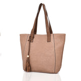 Poppie Tassel Shopper Bag - Light Khaki image