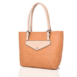 Allegro Front Pocket Shopper Bag - Tan image