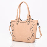 Marrie Studded Tote Bag - Beige image