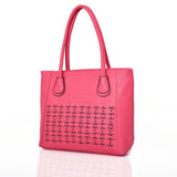 Antonella Laser Chop Tote - Fuchsia image