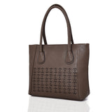 Antonella Laser Chop Tote - Grey image