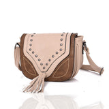 Natalya Stud And Tassel Cross Body - Beige image