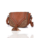 Natalya Stud And Tassel Cross Body - Yellow Brown image