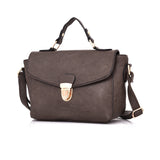Alerie Clip Front Cross Body Bag - Brown image