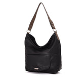 Terri Front Pocket Slouch Bag - Black image