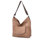 Terri Front Pocket Slouch Bag - Khaki image