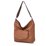Terri Front Pocket Slouch Bag - Tan image