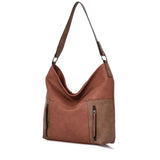 Keren Pocket Shopper Bag - Red Brown image