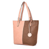 Pauline Twin Colour Shopper Bag - Pink image