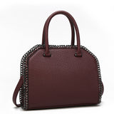 Ashlynn Chain Detail Tote Bag - Burgundy image