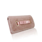 Faux Fur Long Purse - Pink image