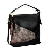 Gracia marble panel slouch bag - Black image
