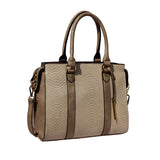 Guinivere marble panel tote bag - Taupe image