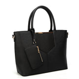 Jerri Tote With Purse - Black image