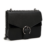 Sallie Ring Trim Cross Body Bag - Black image