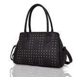 Judi Stud Tote Bag Black image