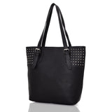 Kelli Stud Panel Shopper Black image