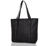 Althea strap front shopper bag black image