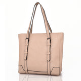 Althea strap front shopper bag beige image
