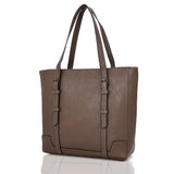 Althea strap front shopper bag khaki image