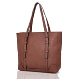 Althea strap front shopper bag Red brown image