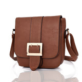 Bennet buckle cross body bag red brown image