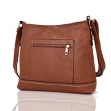 Karenina pocket cross body bag red brown image