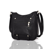 Harrie zip cross body bag black image