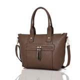 Carroll Tassel Zip Tote bag dark khaki image