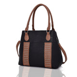 Sherlock Studded Tote Bag Black image