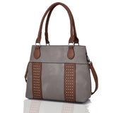 Sherlock Studded Tote Bag Grey image