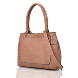 Kaylee Stud Tote Bag Nude image