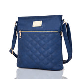 Maggie Quilted Cross Body Bag Navy Blue image